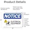 Signmission Electrical Equipment Sign With Symbol, 7 in W x Rectangle, Vinyl Decal OS-2PACK-NS-D-57-L-11646 - alternate 6